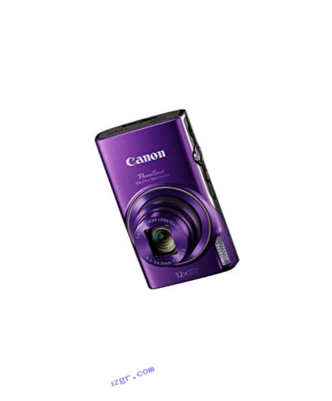 Canon PowerShot ELPH 360 HS with 12x Optical Zoom and Built-In Wi-Fi(Purple)
