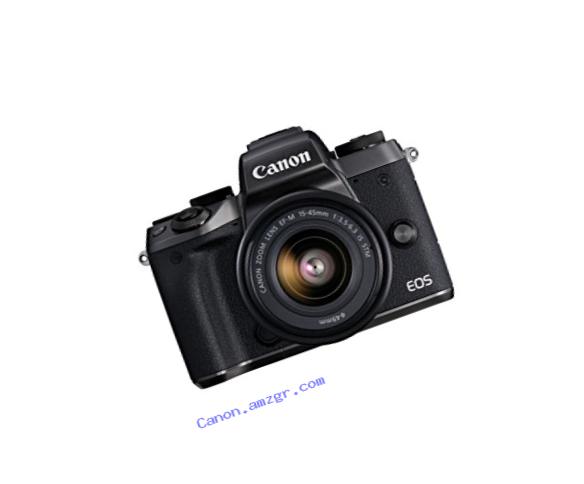 Canon EOS M5 Mirrorless Camera Kit  15-45mm  Lens Kit - Wi-Fi Enabled & Bluetooth