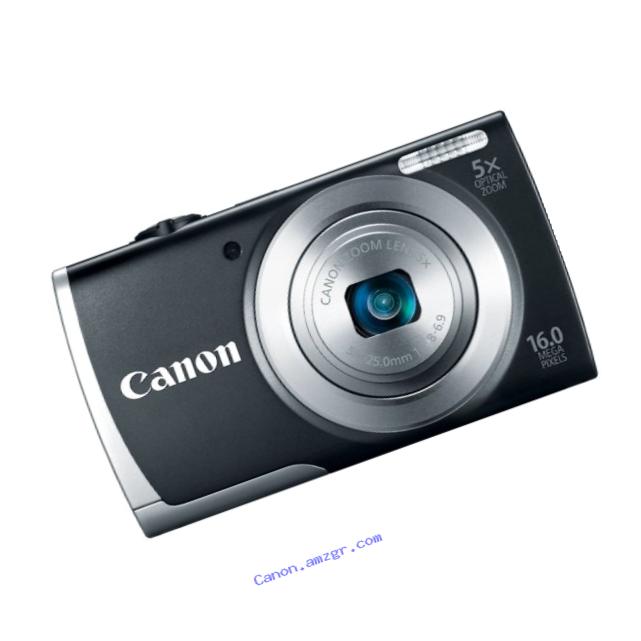 Canon PowerShot A2500 16MP Digital Camera with 5x Optical Image Stabilized Zoom with 2.7-Inch LCD (Black)