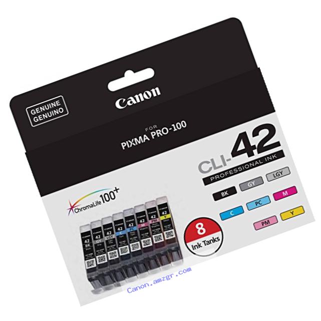 Canon CLI-42 8 PK Value Pack Ink, 8 Pack