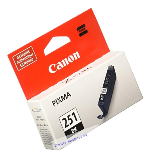 Canon CLI-251 Black Invidivudla Ink Tank, Compatible for MX922,iP8720,iX6820,MG7520, MG6420, MG5620, and MG5721 Printers